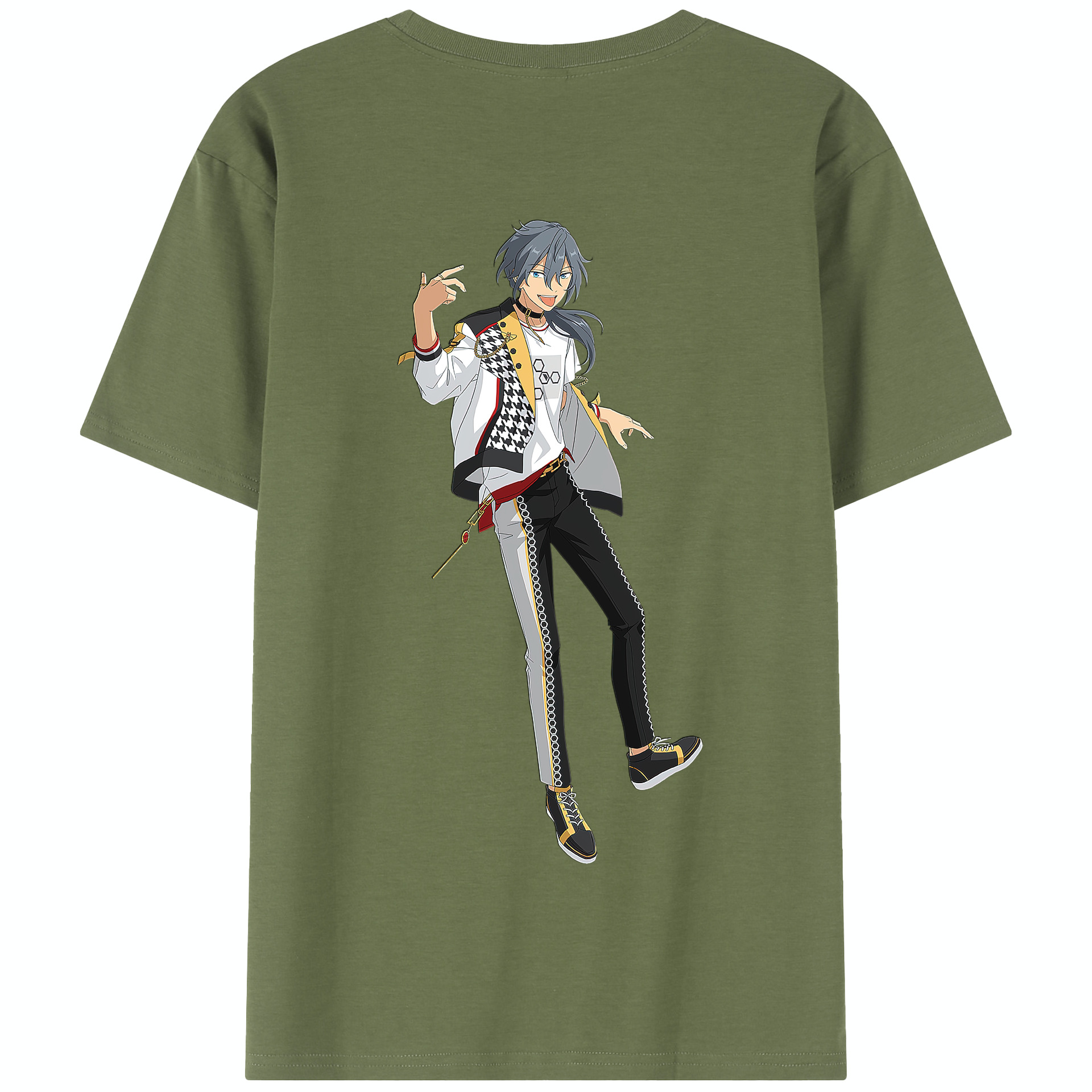 （画像用） あんさんぶるスターズ! Ensemble Stars 綿100％半袖Tシャツ（背面プリント）